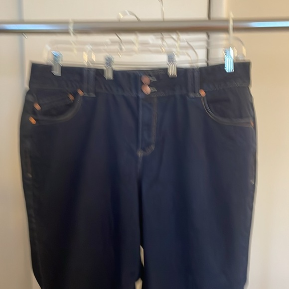 Lane Bryant- Tighter Tummy Control Blue Jeans. Dark wash. Plus size 20. EUC. - Picture 2 of 5
